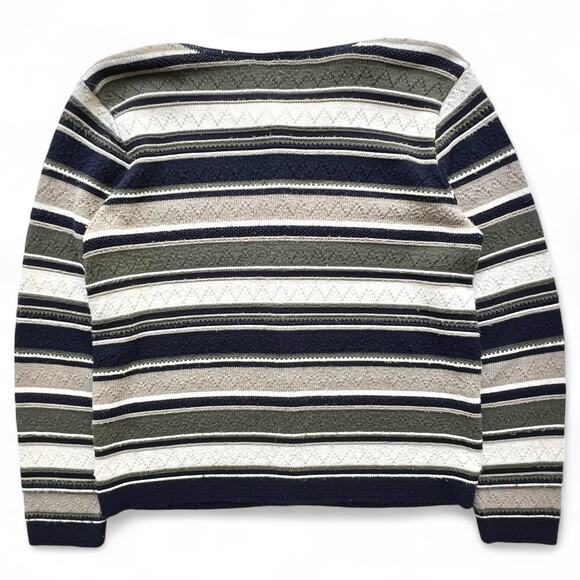 Vintage USA Made Textured Cardigan Sweater Classic Elements Granny Teacher Knit - Picture 5 of 10